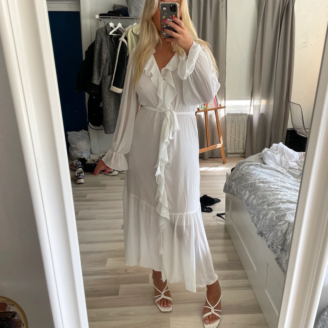 Vit klänning🫶🏼🧚🏼