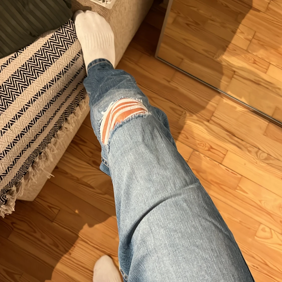 Ripped Jeans från Lager157 Strl L (slim) - 91