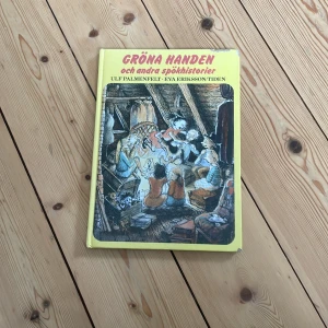 Spökhistoriebok  - Den är i fint skick och jag tycker den är ganska läskig och det finns 22 spökhistorier 