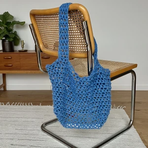 Virkad väska - Perfekta strandväskan! 