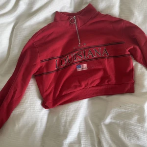 Kort sweatshirt  - Så fin croppad tröja!