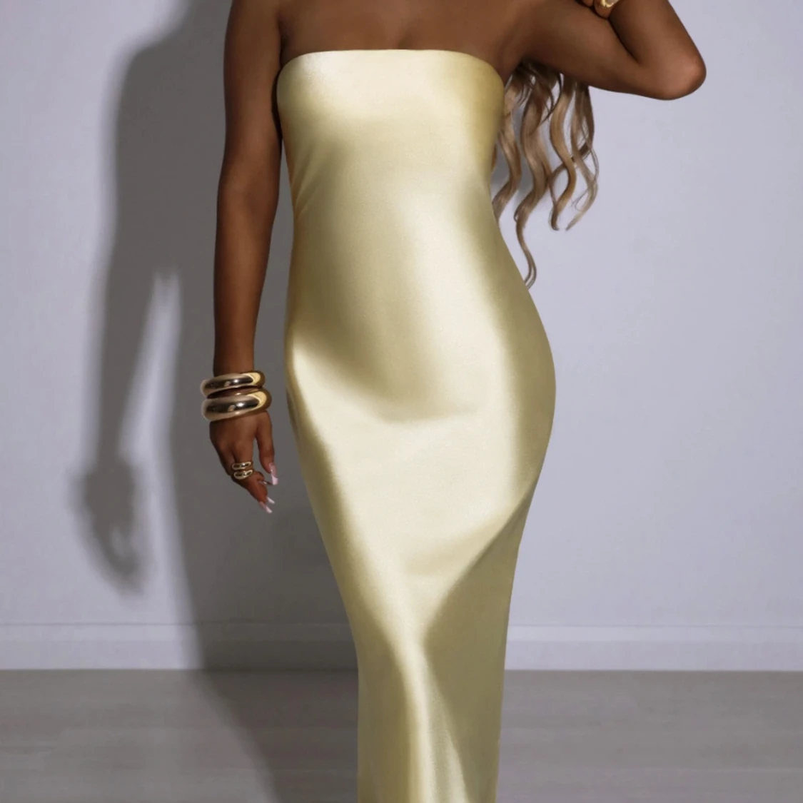 Gul balklänning - 91