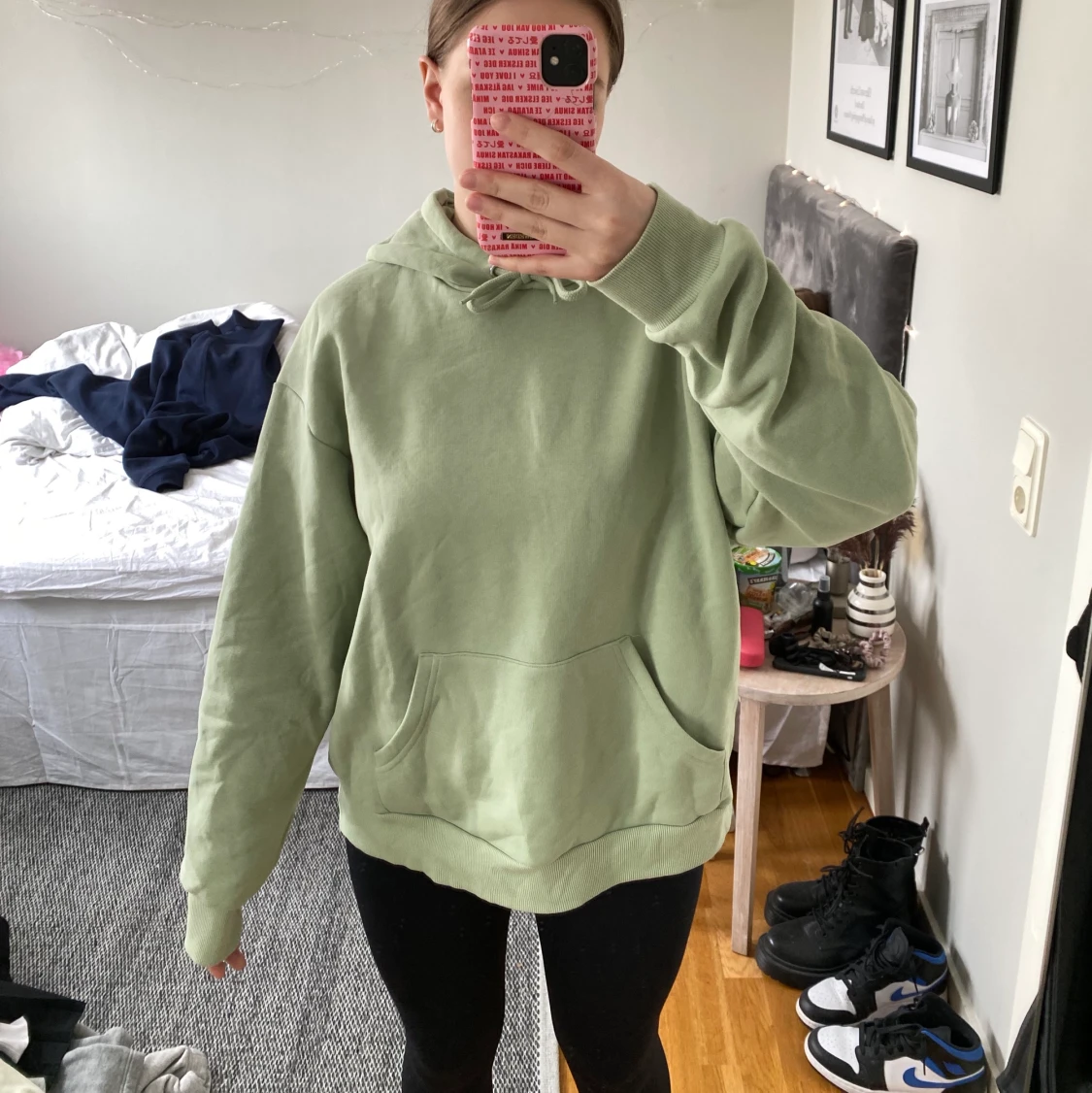 Hoodie från Monki