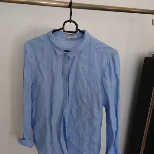 Blå lin skjorta från cubus 