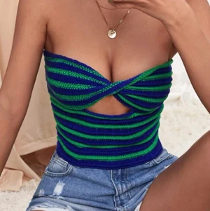 Stickad topp - Svin snygg topp i storlek medium!!😍💖