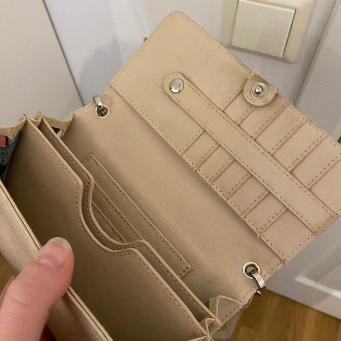 Fin beige väska  - 91