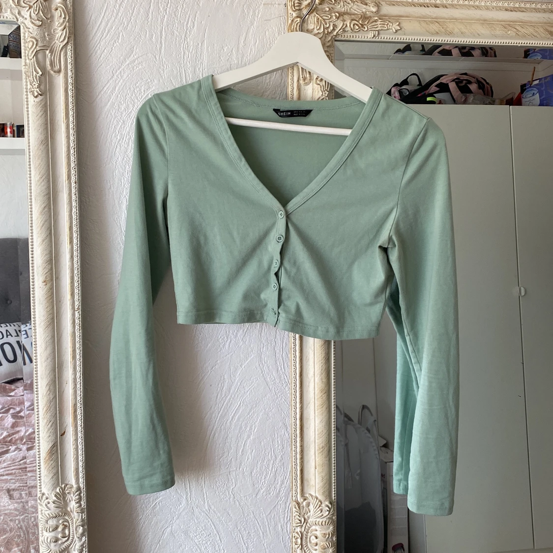 grön långärmad magtröja - 91