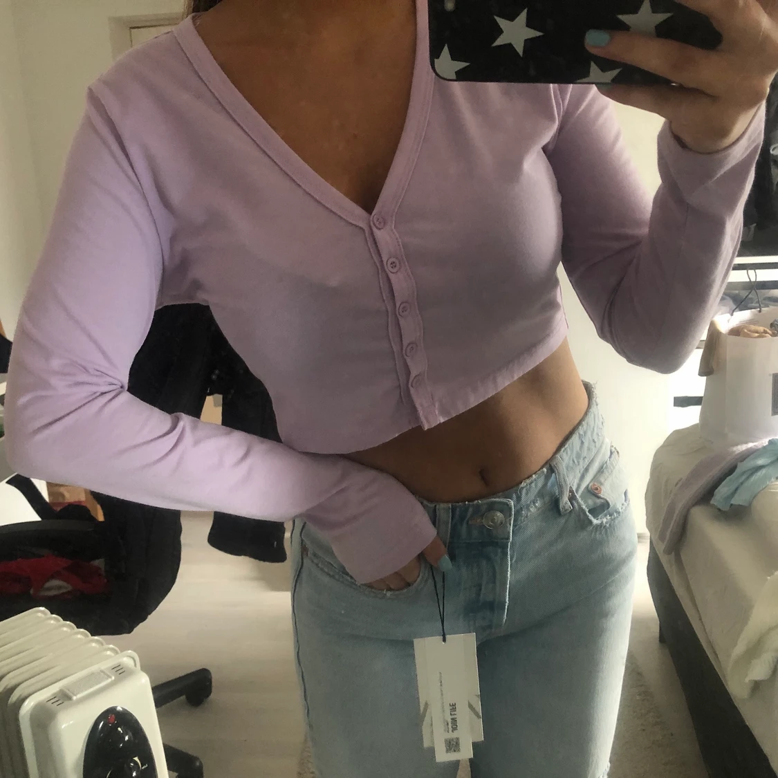 tunn lila kofta - 91