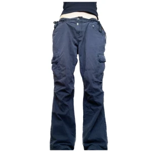 Cargobyxor - Grå cargobyxor