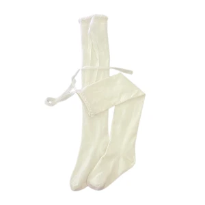 Knästrumpor  - Söta knästrumpor med rosetter 