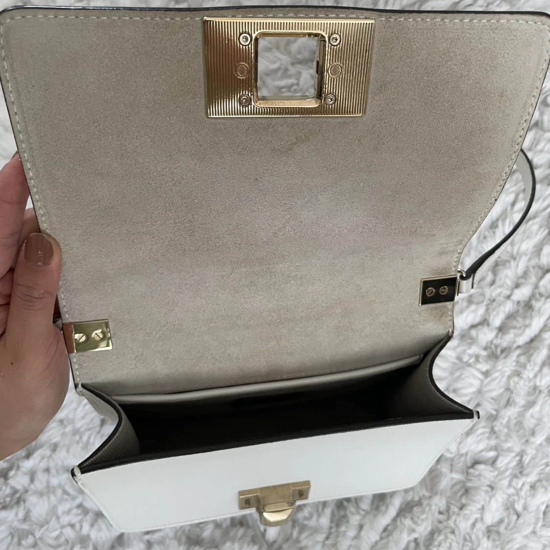 FURLA MIMI CROSSBODY VÄSKA VIT - 91