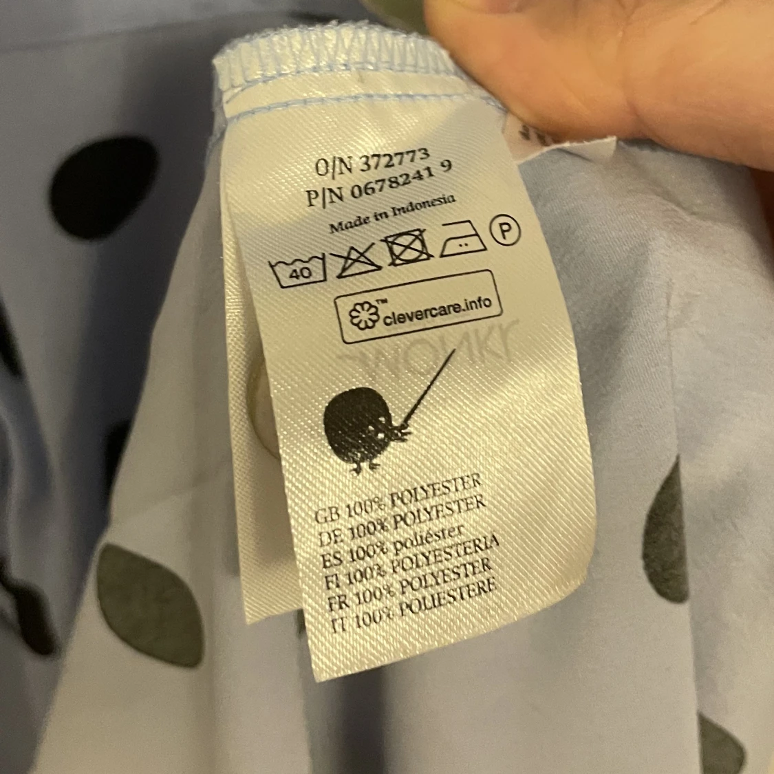 Monki klänning med prickar  - 91