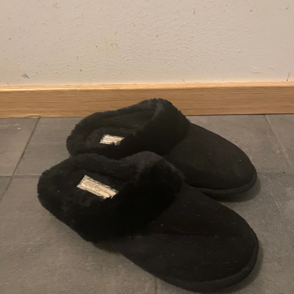 Aldrig använda tofflor