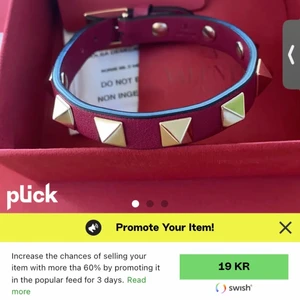 Rött valentino armband  - Lägger ut igen, endast seriösa köpare. Box medföljer . Titta min andra annons för mer info. BYTER EJ💓