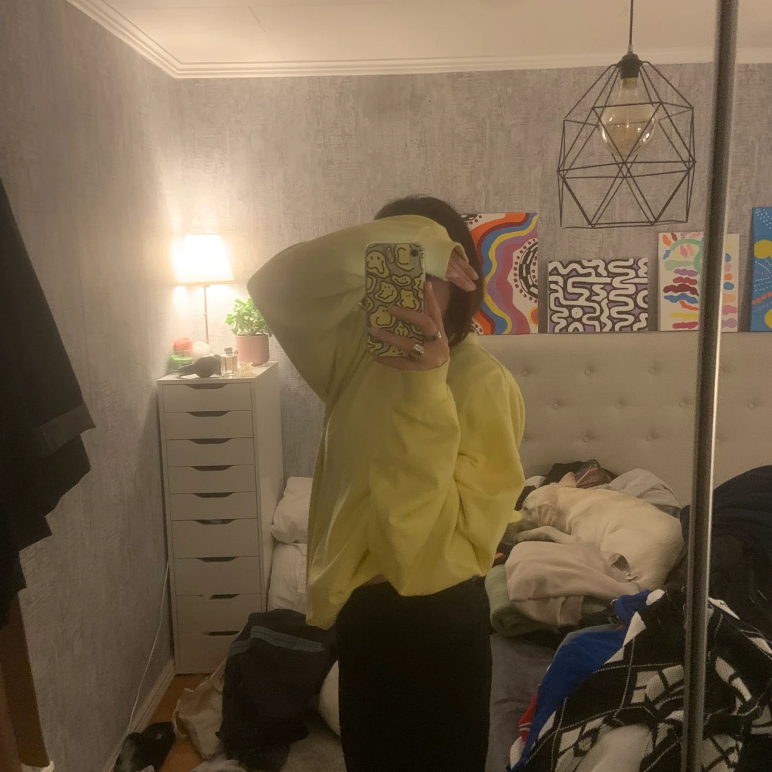 SUPERSÖT gullig gul topp!! - 91