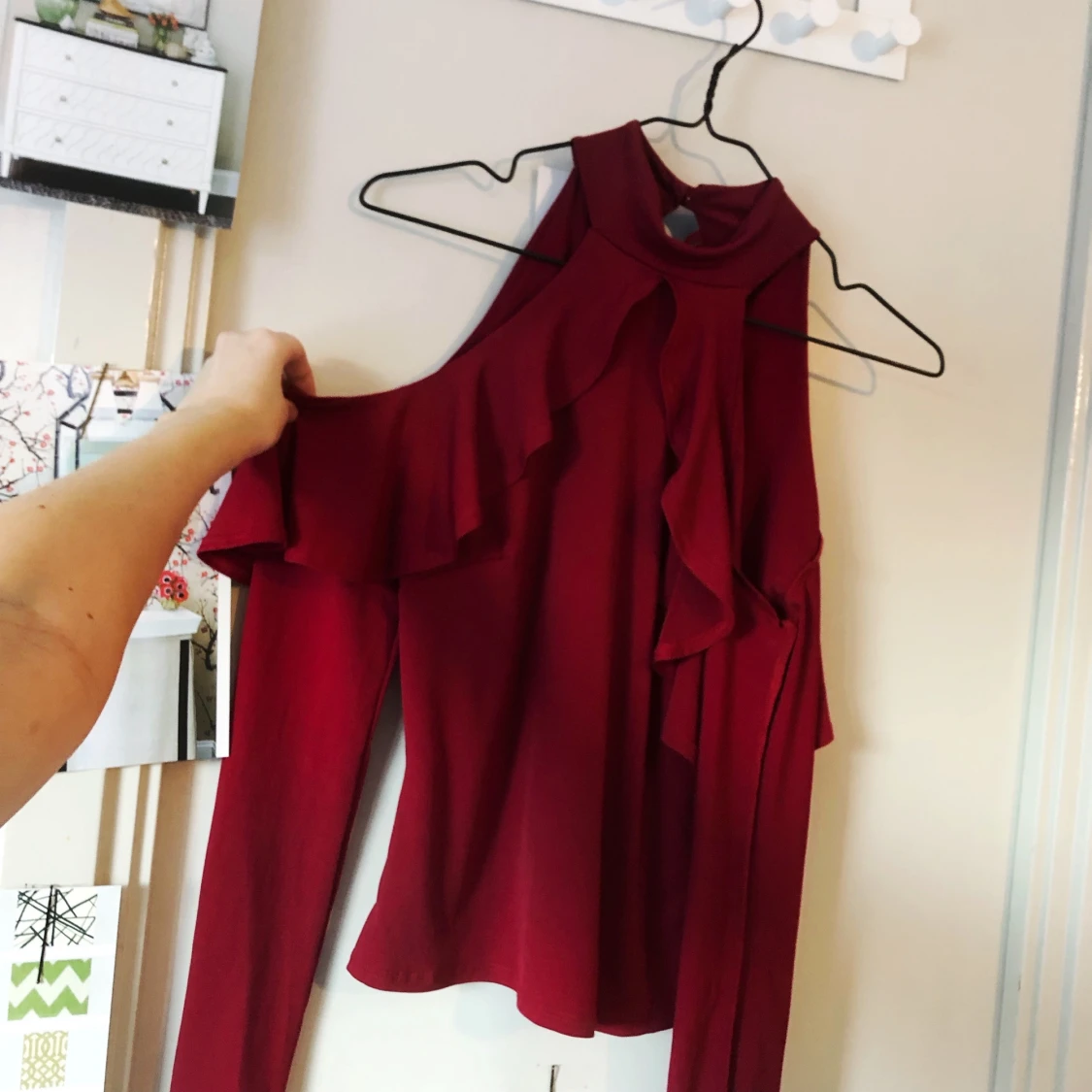 Nelly / Off shoulder / Topp / Festlig / Strl S