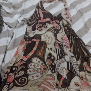 Linne  - Rosa brun linne storlek s 