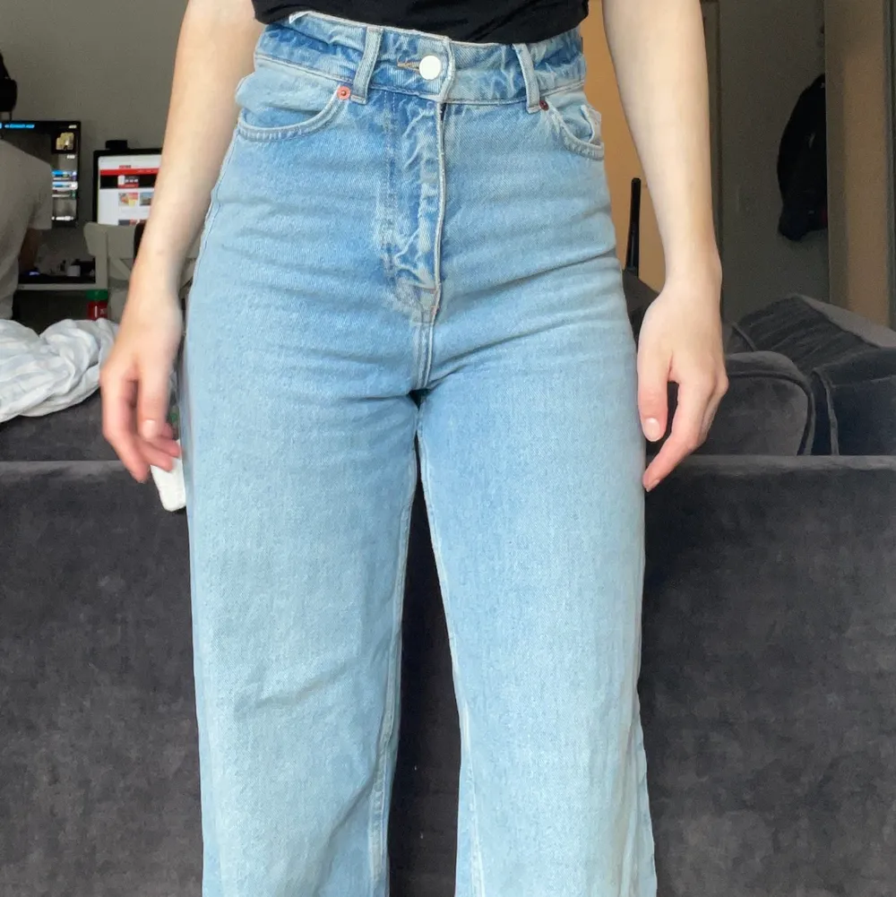 Superfina raka jeans från Zara💗. Jeans & Byxor.