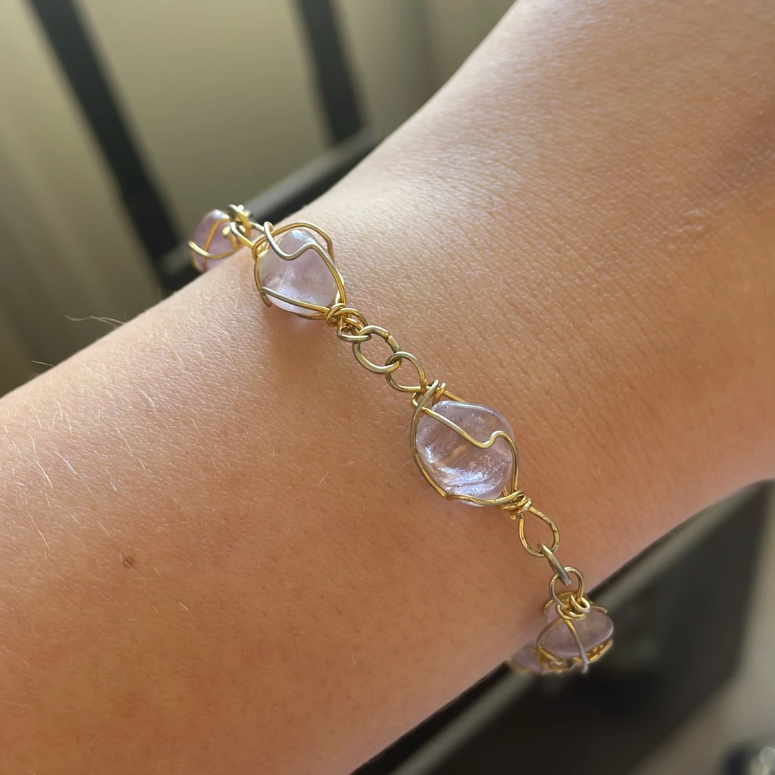 Fint ametist armband