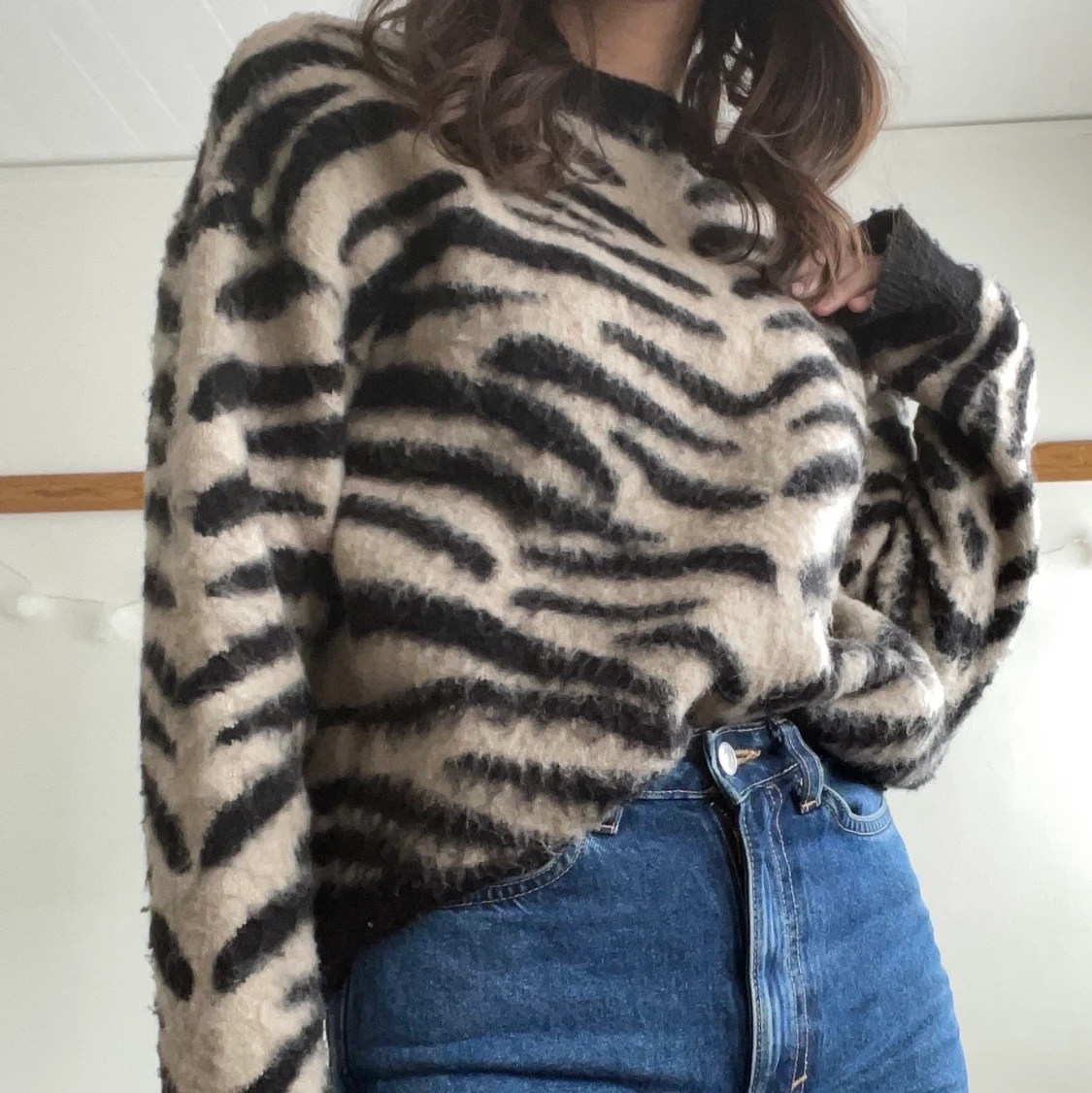 Populär fluffig stickad tröja från NAKD - 90