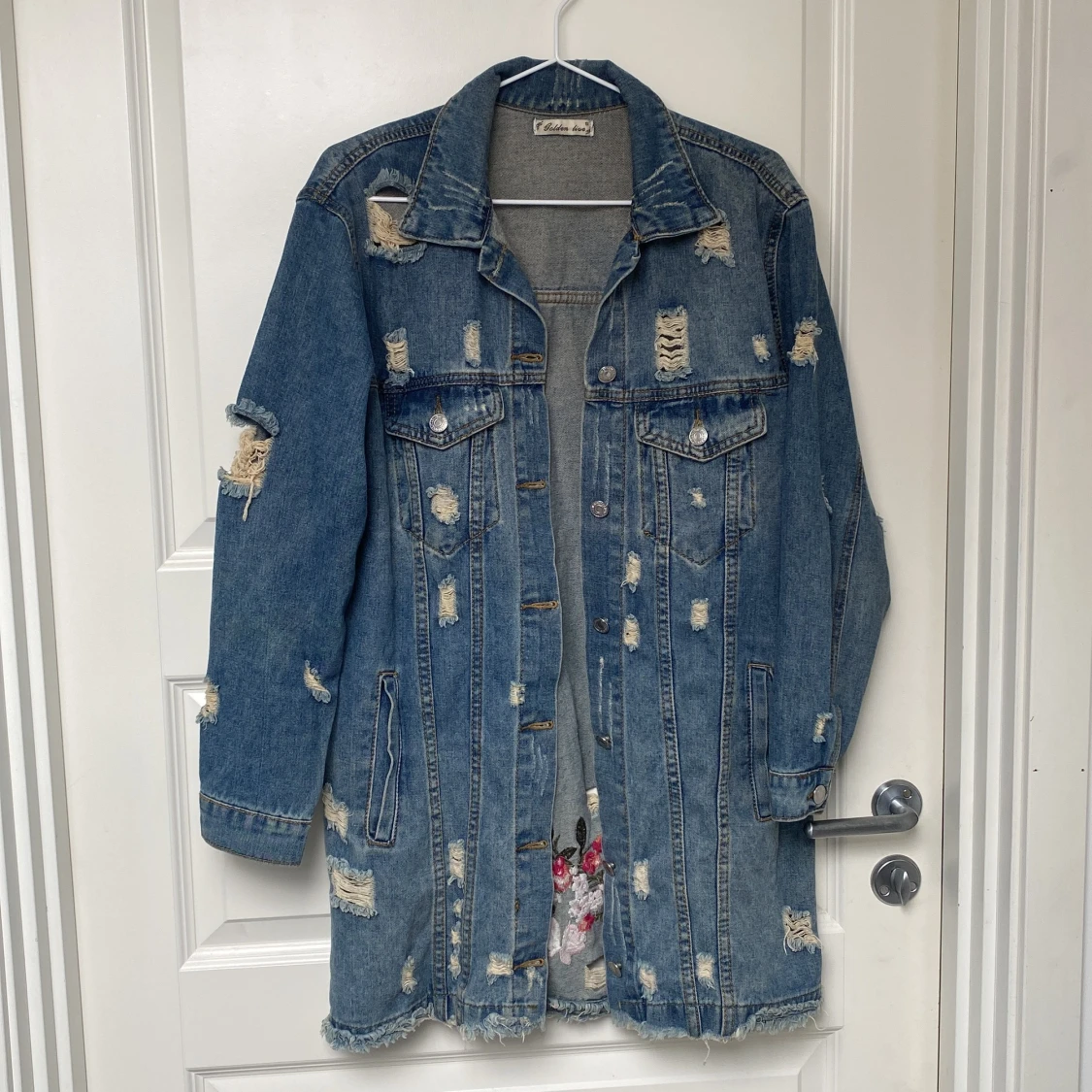 Oversized jeansjacka