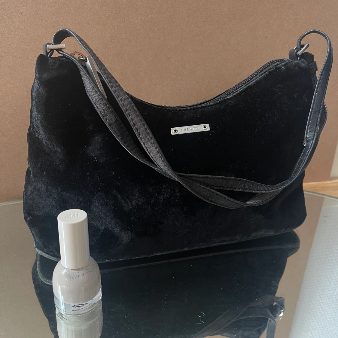 POLLINI väska i sammet - 90