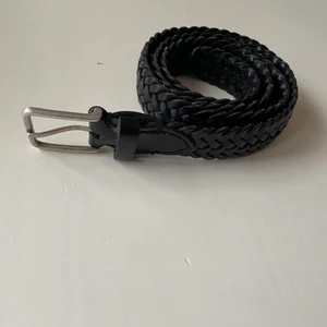 Läderbälte - Flätat i äkta läder