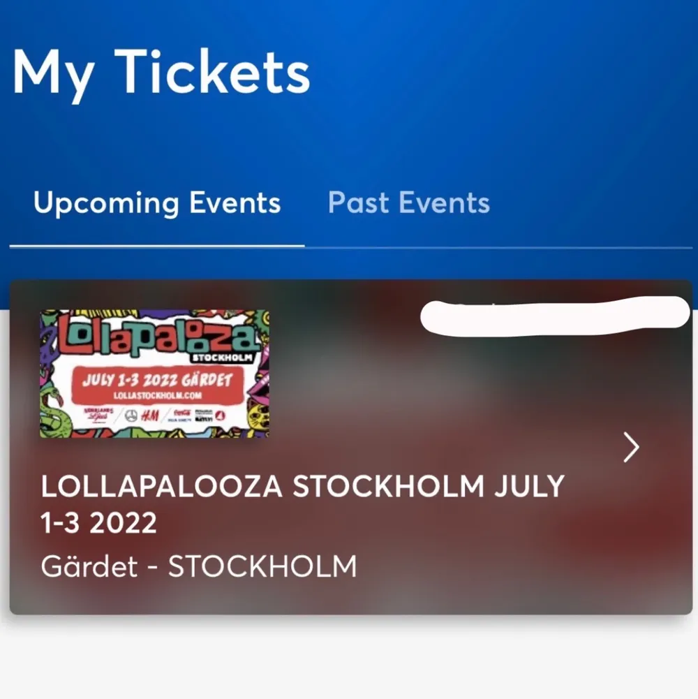 Säljer en biljett för 2 juli på lollapalooza då jag är bortrest! Original pris 1195 kr💕💕. Övrigt.
