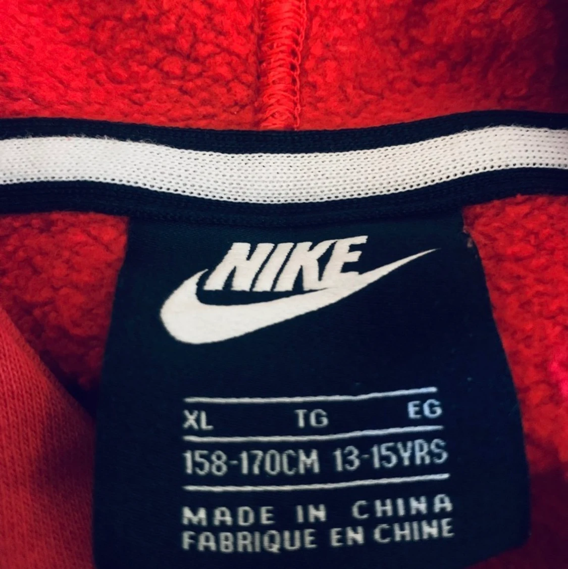 Röd Nike Air hoodie - 91