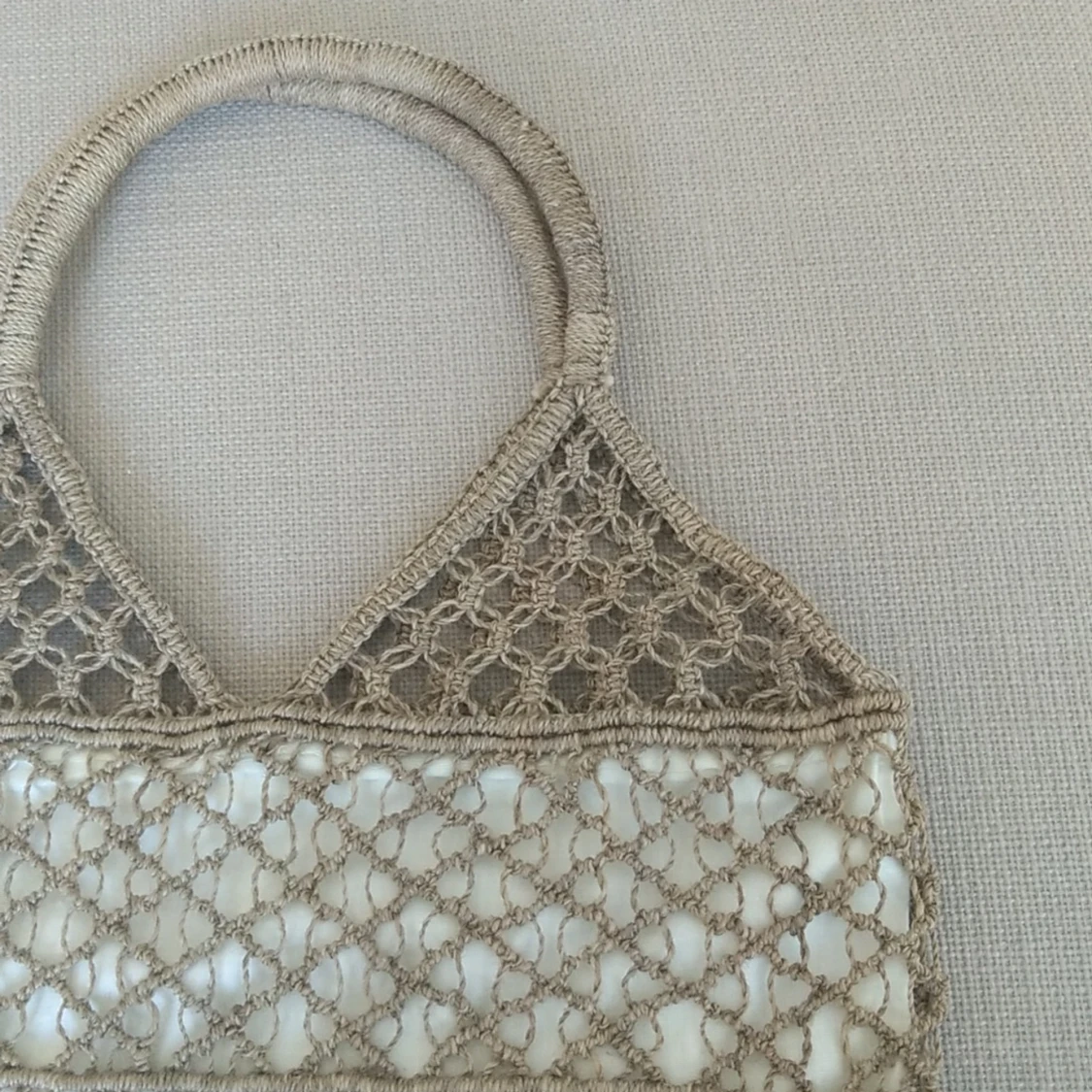 Vintage stråväska  - 90