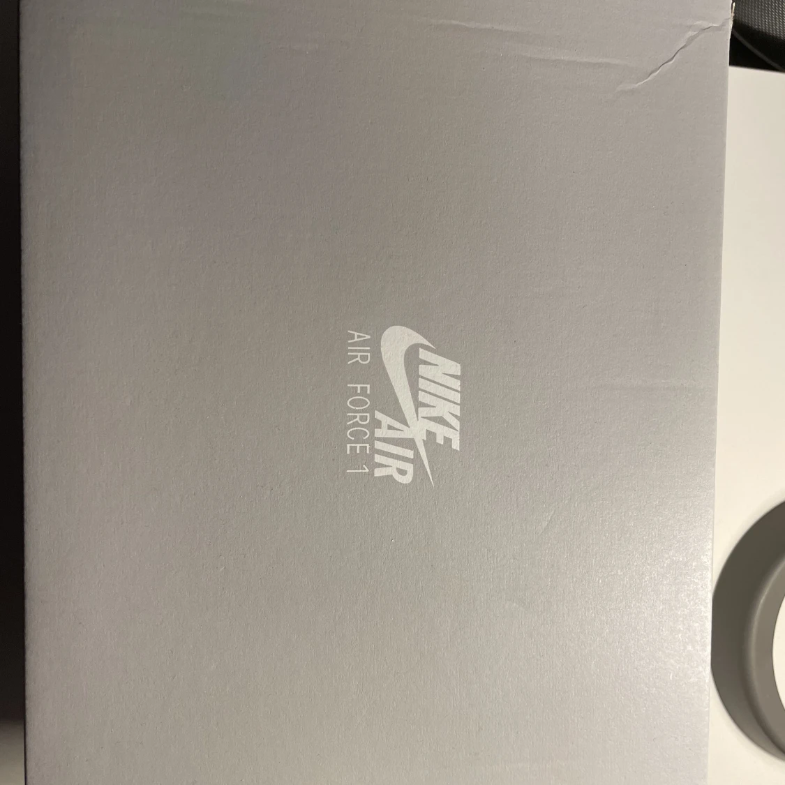 NIKE AIR FORCE 1 GS WHITE / KUMQUAT - BLACK - 91