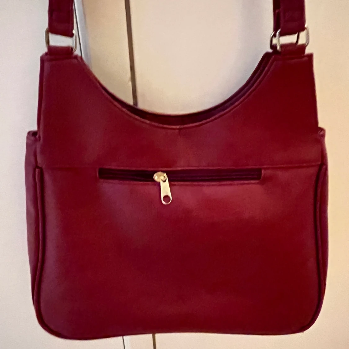 Röd handväska - 91