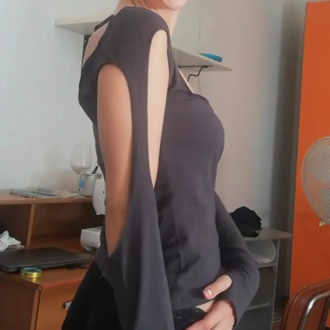 Handmade deconstructed Calvin Klein top