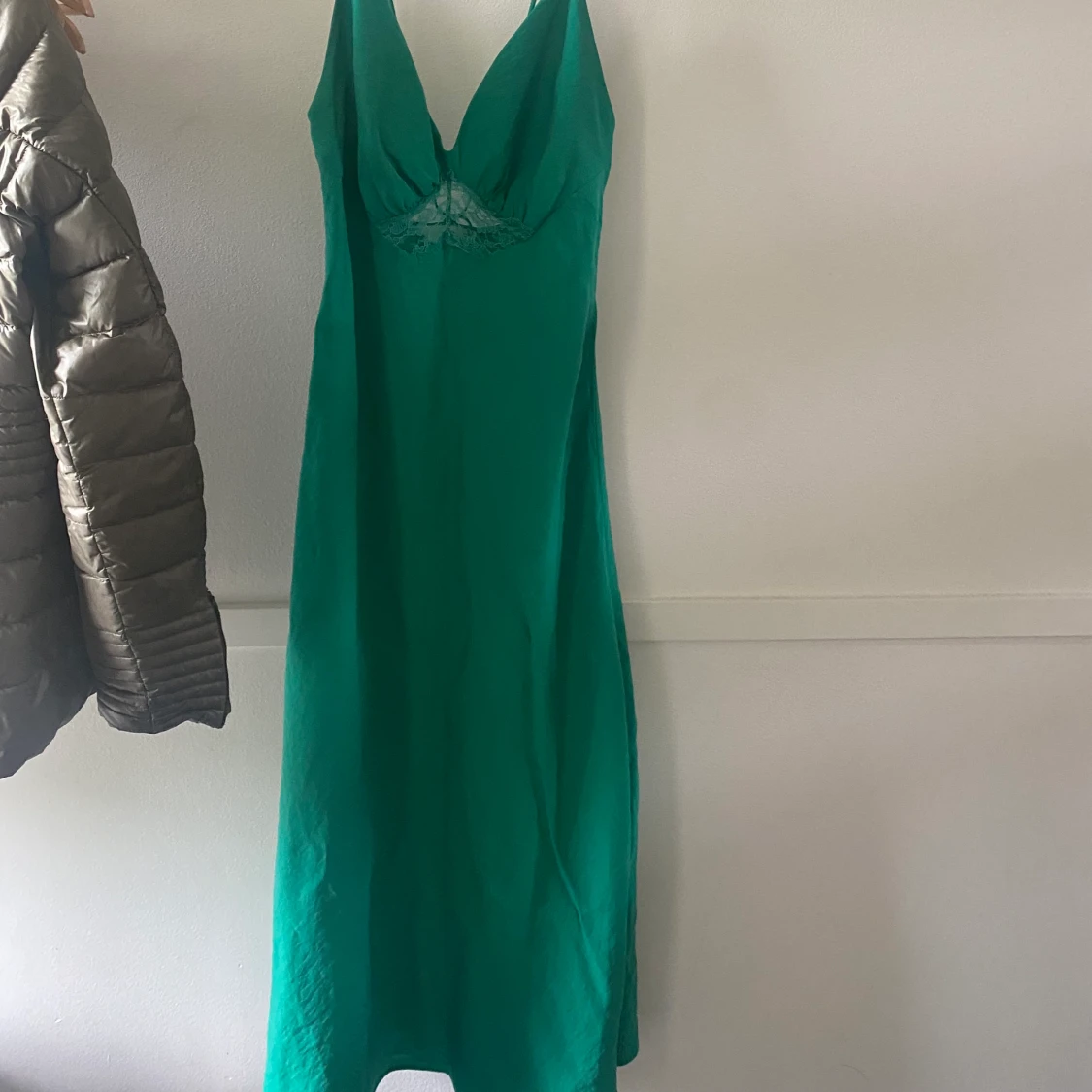 Grön långklänning - 91