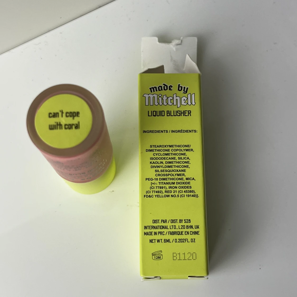 Ny made by Mitchell ~ blursh, cant cope with coral  - 91