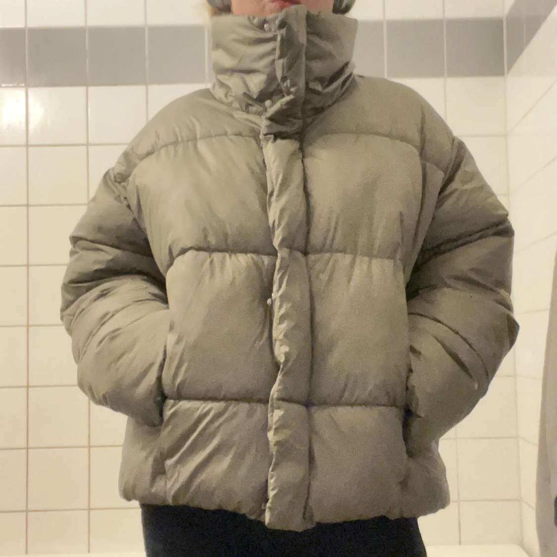 Grön pufferjacka H&M - 90