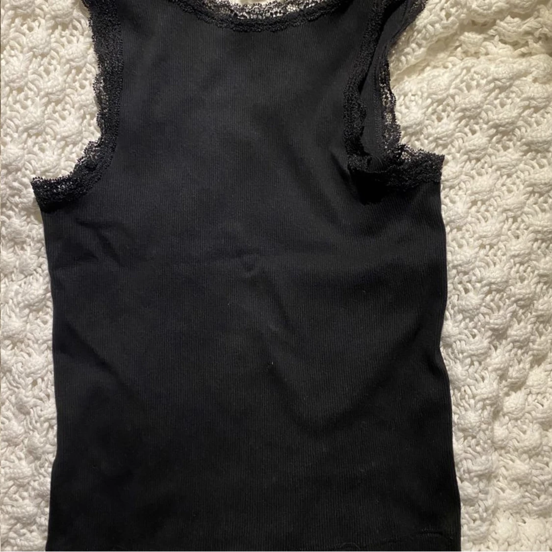 Svart graphic tank top - 91