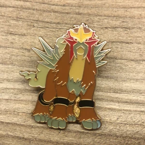 Pin - Pin med Pokémonen Entei. I bra skick. Frakten kostar 13kr
