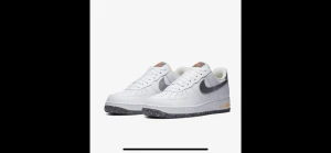 Nike Air Force 1 Crater White - Säljer mina unika Air Force 1 för att dom är för små för mig, använd en gång✨