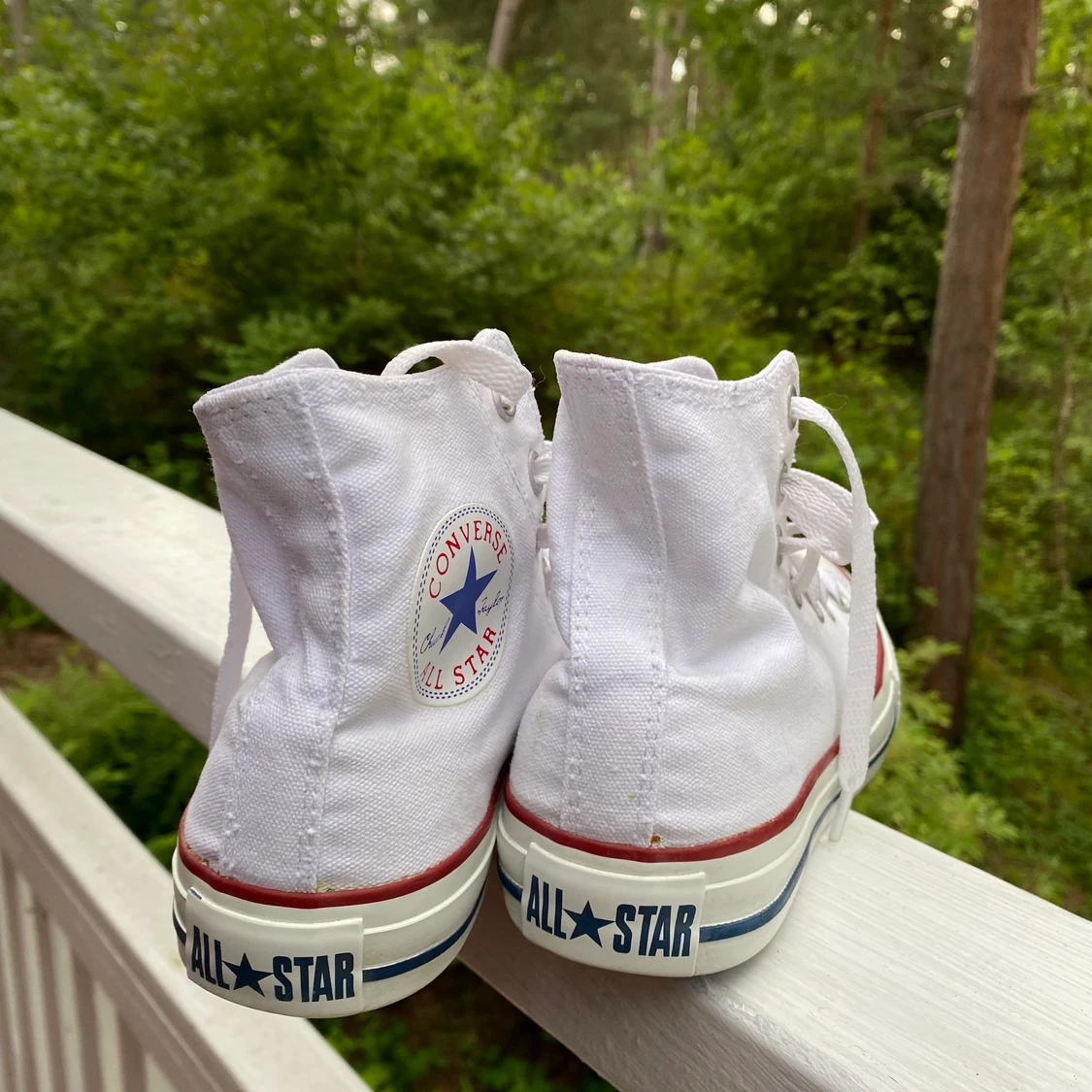 Höga vita Converce  - 91