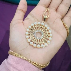 Pearl necklace  - 45cm long perfect for summer 