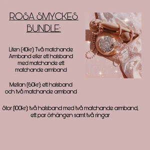 Smyckes bundle - Kund står för frakt och storlek kan anpassas efter önskemål