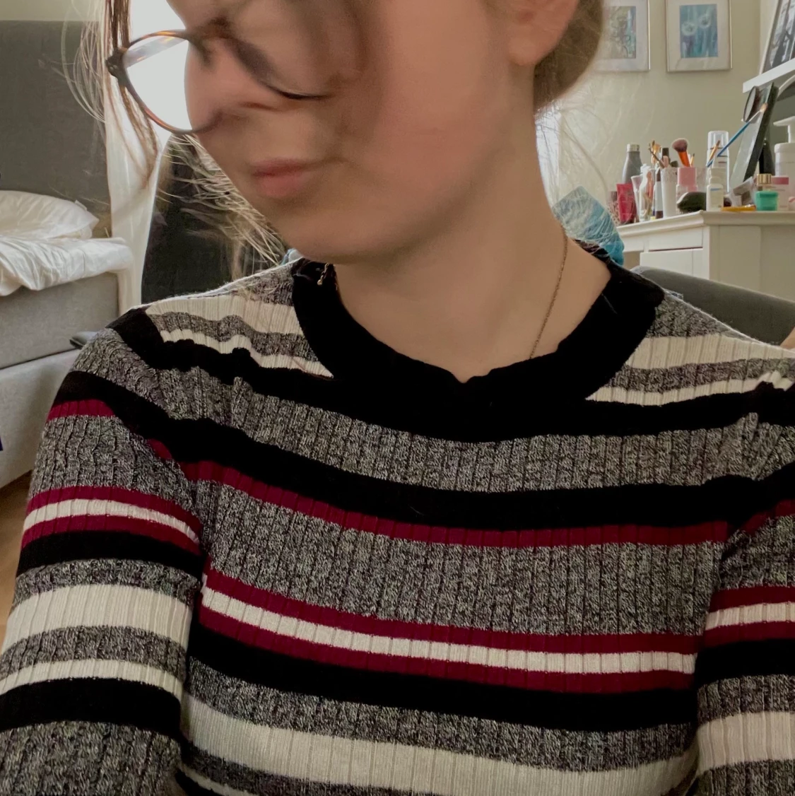Mysig strechig höst-tröja 🍂☕️ - 90