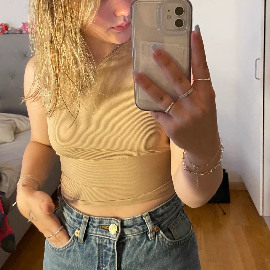 oneshoulder tröja - 90