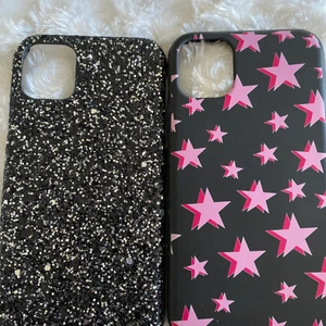  Mobilskal💕 - Säljer dessa två såå fina mobilskal💜. Dem båda är för IPhone 11 och är näst intill Oanvända. Endast provade. Köp båda för 80 kr eller ett för 45 kr 🦋💖🌼💜. Frakten ligger på 13 kr 💞.   STJÄRNSKALET SÅLT