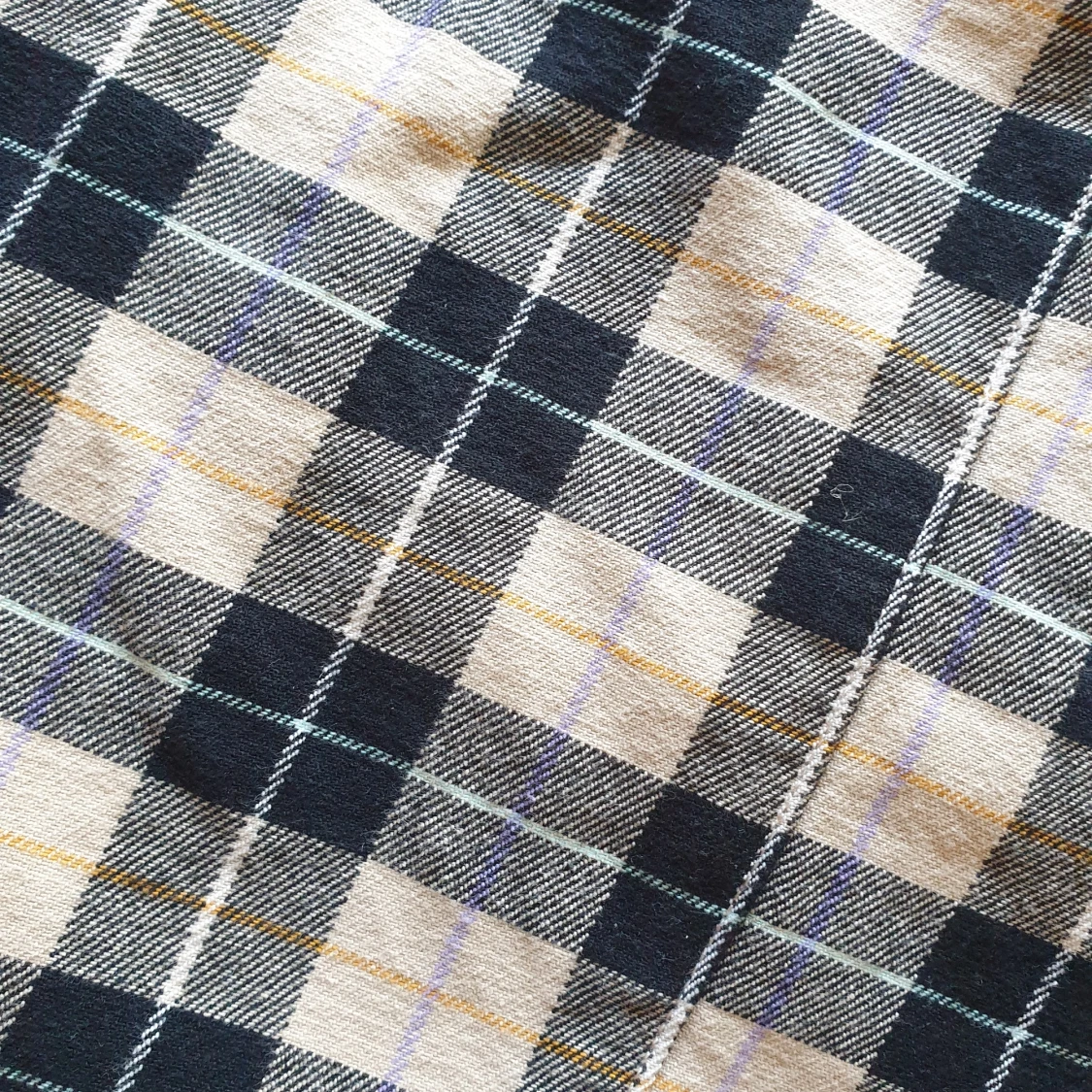 Söt rutig kort kjol  - 91