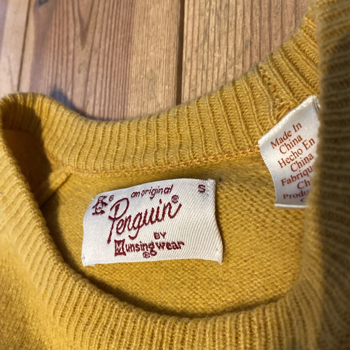 Penguin stickad storlek: S - 91