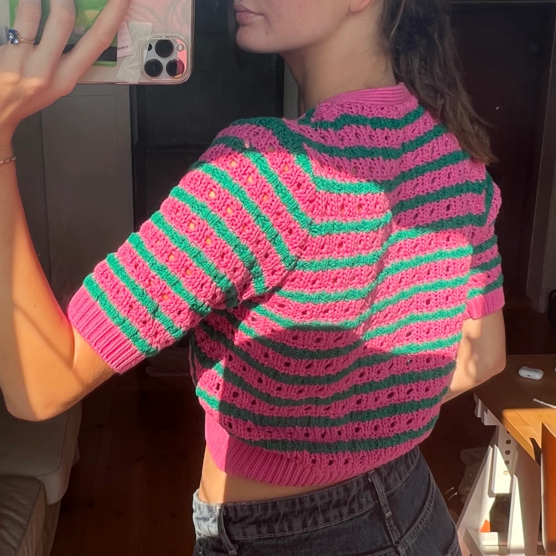 Randig kofts från zara - 90