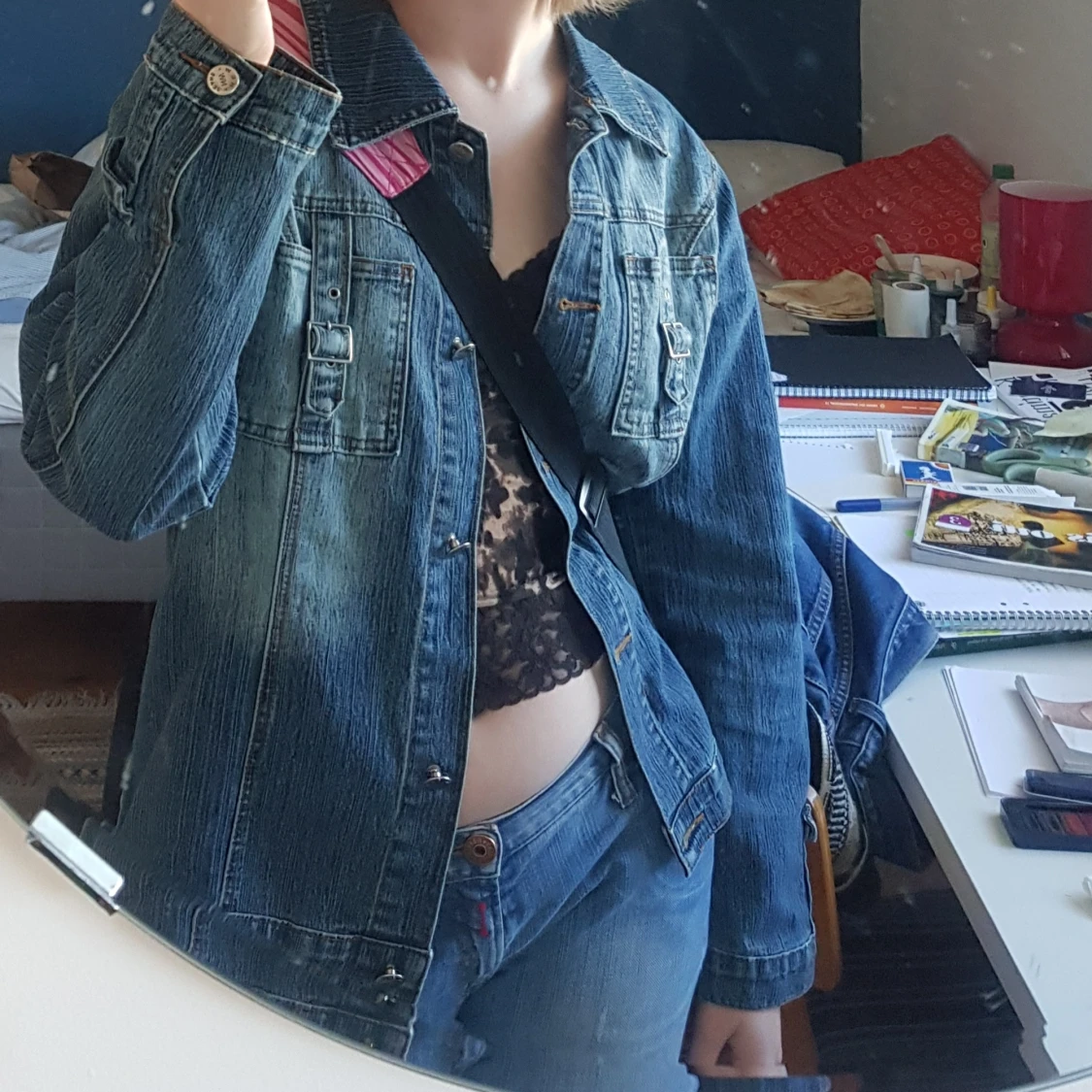 2000s jeansjacka - 90