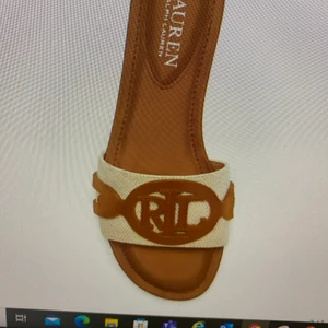 Sandal - Leather silde sandal 38 nya oanvända 